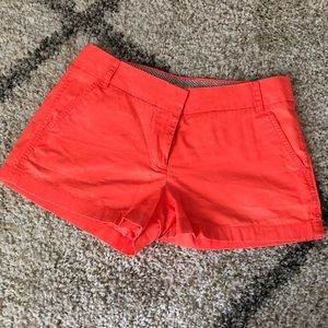 JCrew Neon 3” Chino Shorts